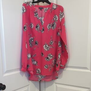Madison Pink Floral Blouse
